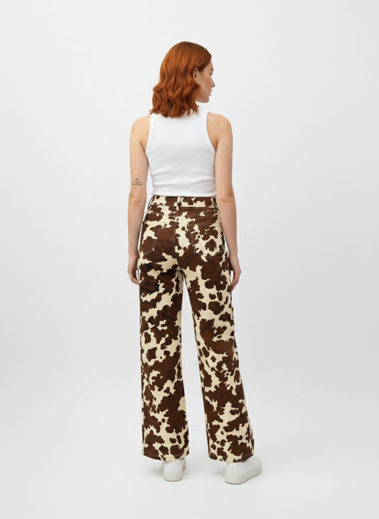 Pantalón Wide Leg Cow