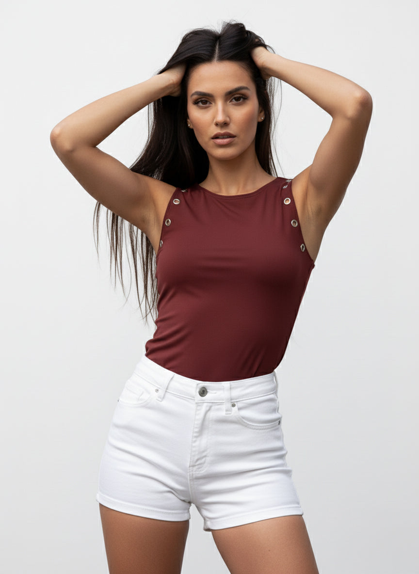 Musculosa Lycra Ojalillo