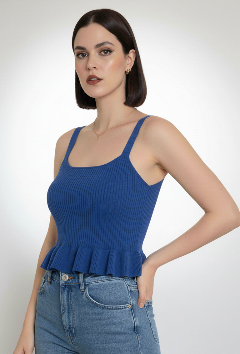 Top Hilo (Natural, Chocolate, Azul, Celeste)