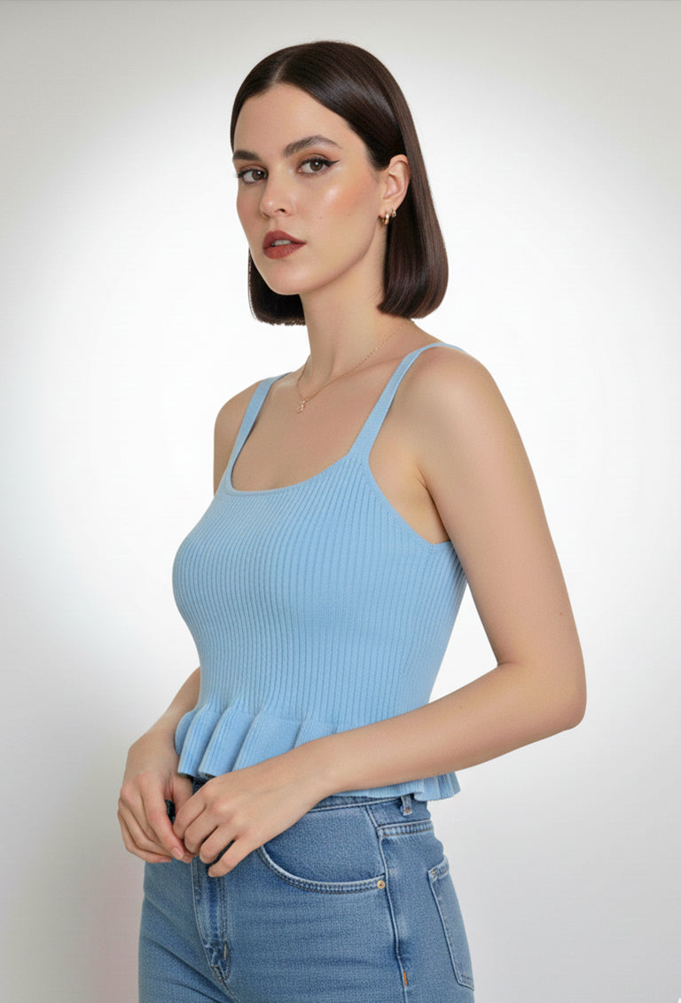 Top Hilo (Natural, Chocolate, Azul, Celeste)